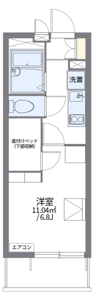 箕面市小野原西のマンションの間取り