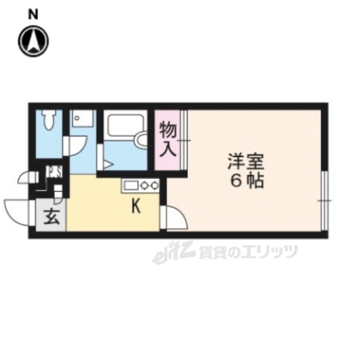 レオパレス宝ヶ池の間取り