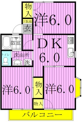 サンコレクト柏の葉Ｂの間取り