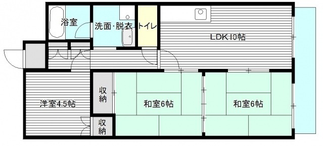 リアライズ富士見の間取り