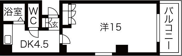 大阪市西成区玉出中のマンションの間取り