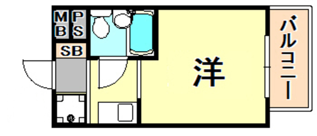 ライオンズマンション三宮の間取り