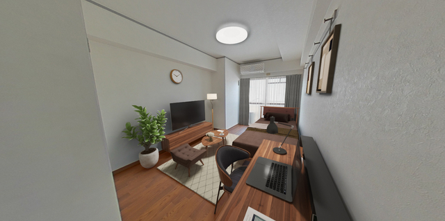 居室・リビング　家具はＣＧです