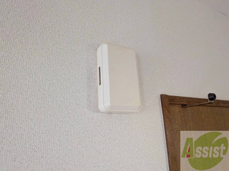 セキュリティ　来客時にはこちらのチャイムが鳴りますよ。