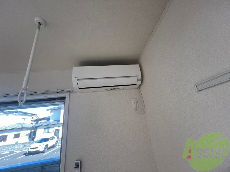 その他設備　エアコン付きで暑い夏も寒い冬も快適に過ごせます