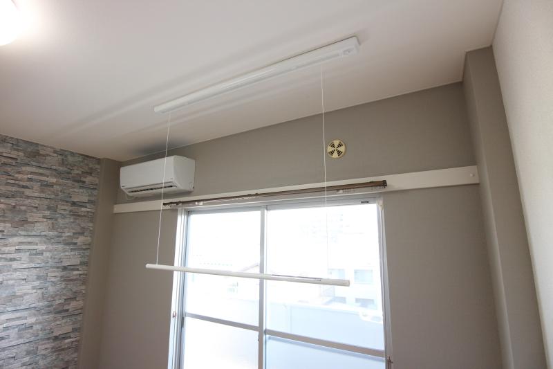 その他設備　室内物干しあります！