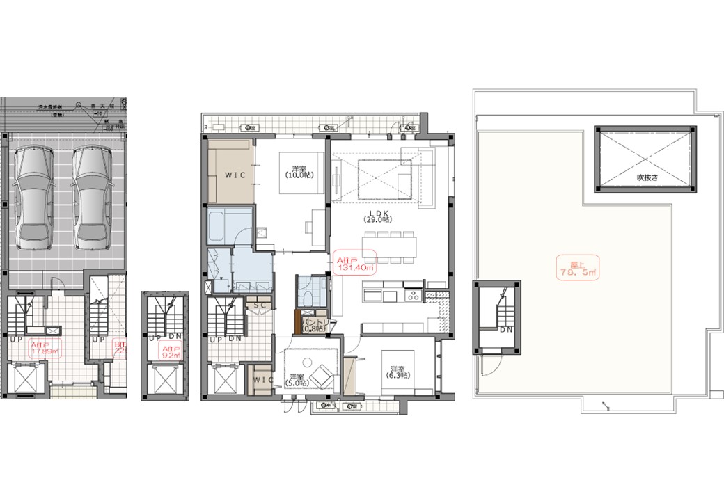 HEBEL MAISON PREMIUM 夙川の間取り