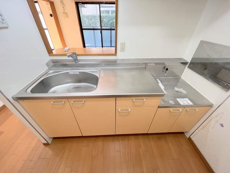 キッチン　スペースがあって使いやすいキッチン