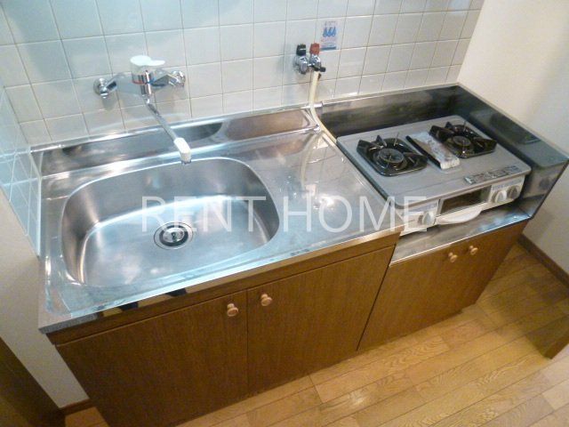 キッチン　ガスコンロ設置可