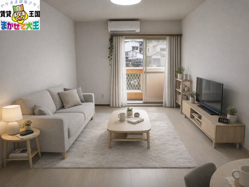 居室・リビング　家具・インテリアはＣＧです