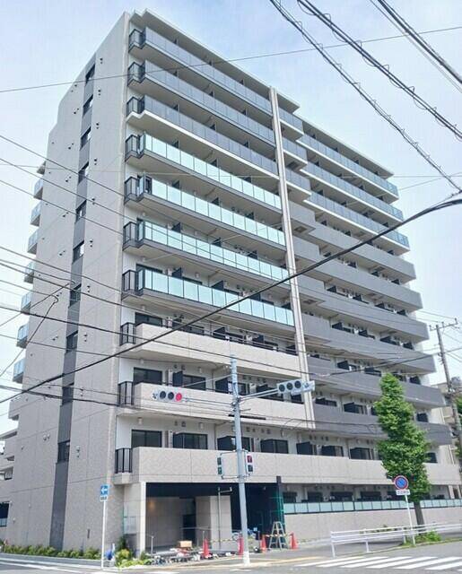建物外観　外観タイル張りです