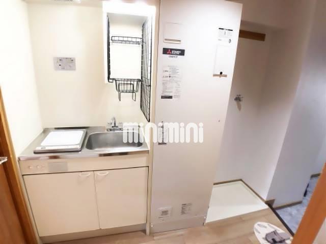 キッチン　ＩＨコンロ付きのミニキッチン