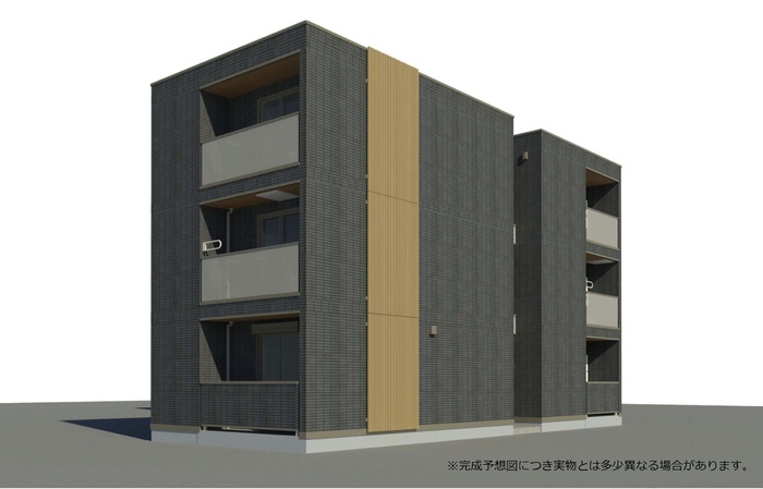 建物外観　※完成予想図につき実物とは多少異なる場合があります。