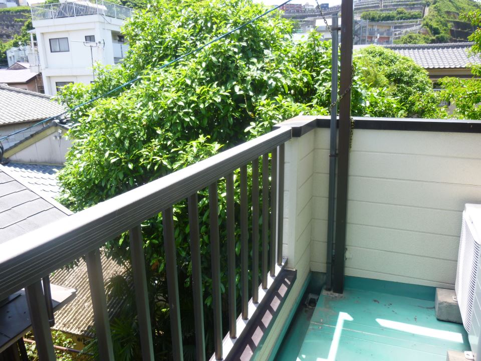 バルコニー　南向きのお部屋です