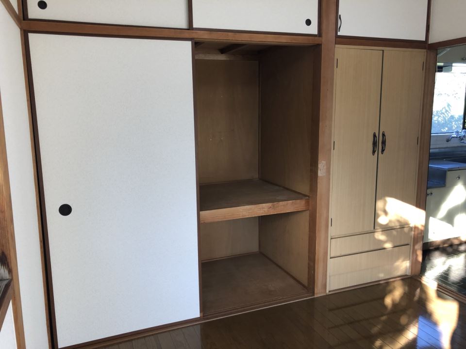 収納　収納も２つあります
