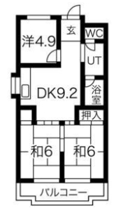マンションライズの間取り写真