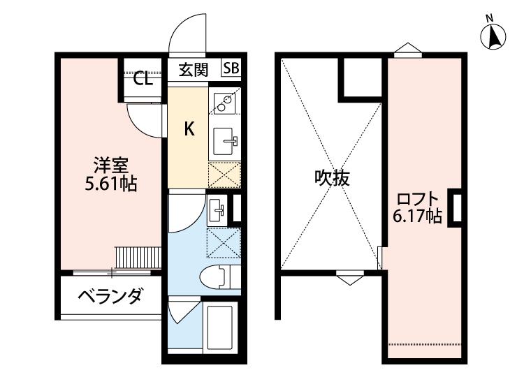 ASSO二条通の間取り写真