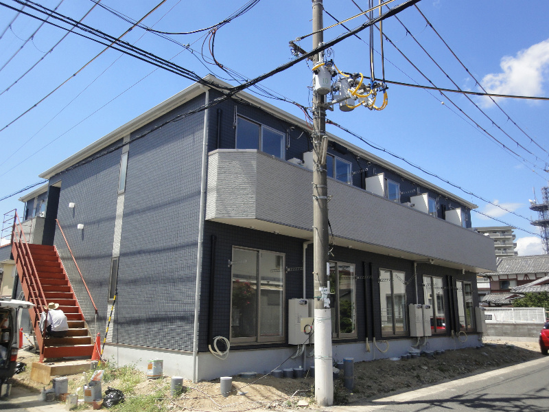 建物外観　完成しました。