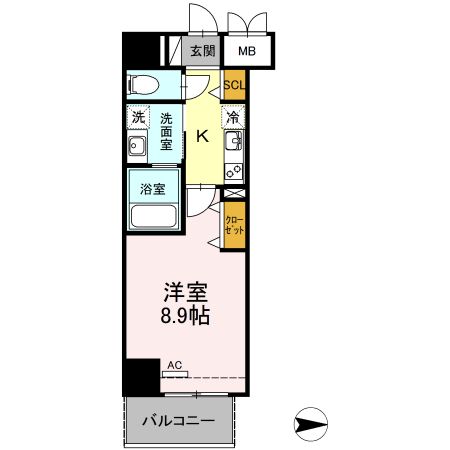ロイヤルスクエア徳川の間取り写真