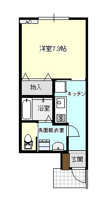 アバンティ鐘紡町の間取り写真