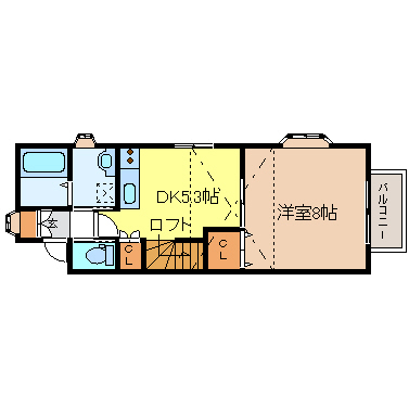 アヴァンセ岩切壱番館の間取り写真