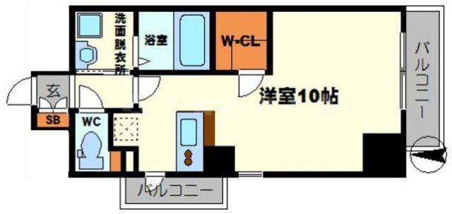 アンソレイユの間取り写真