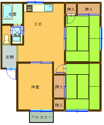 メゾン葵の間取り