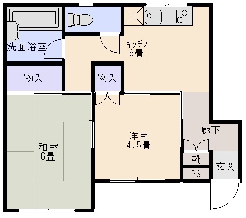 春美マンションの間取り