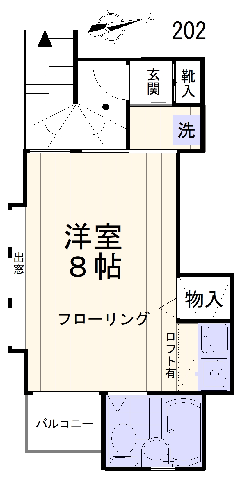 メゾンドブルジョンの間取り