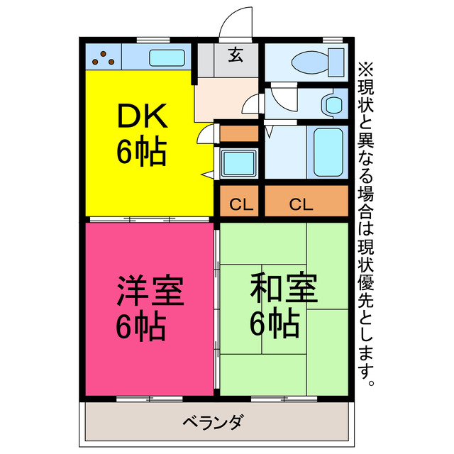 アーバンハイムＩＮＡの間取り