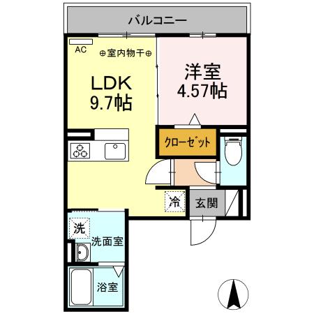 グランヴィア徹明通の間取り