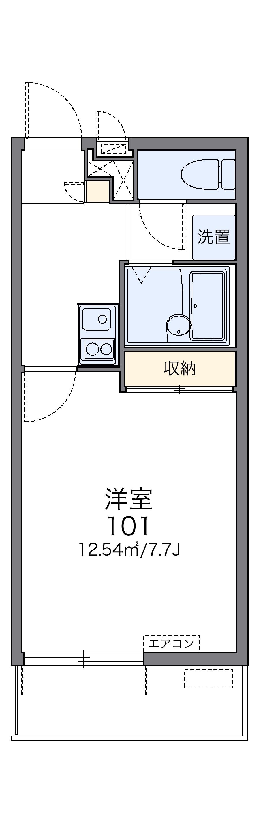 千葉県八千代市ゆりのき台７（アパート）の賃貸物件の間取り