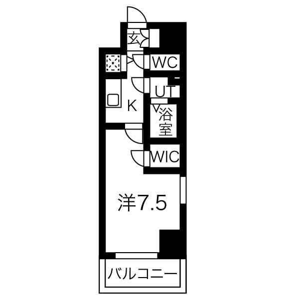 エスリード泉プライムの間取り