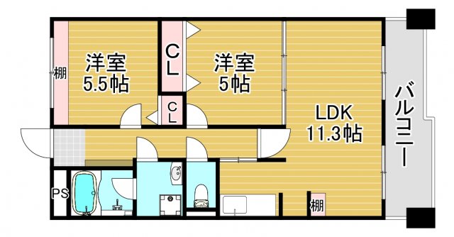 メディオ御幣島の間取り