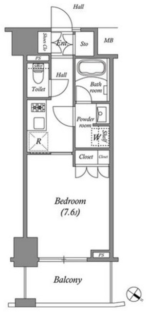 ザ・レジデンス赤坂檜町の間取り