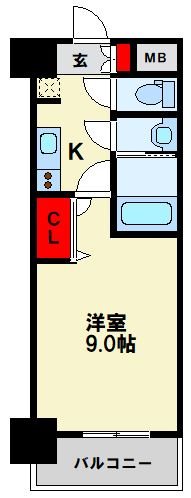 北九州市八幡西区陣原のマンションの間取り