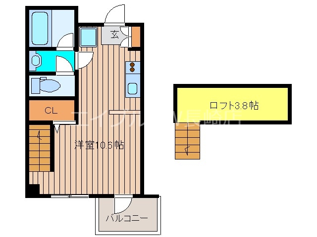 【ルメール諏訪町の間取り】