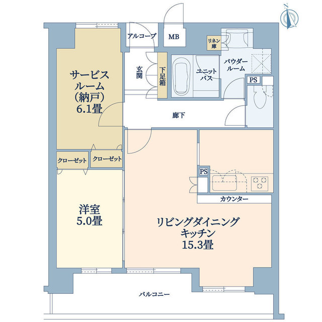 プレサンス京都四条河原町ネクステージの間取り