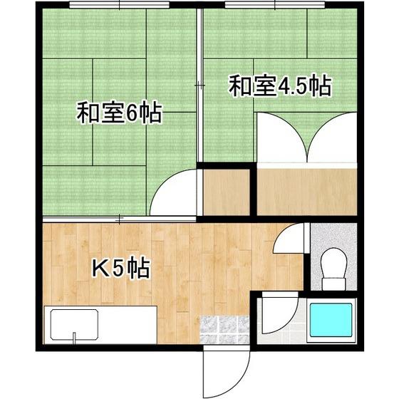 原田アパートの間取り