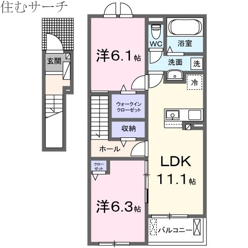 アスパイアリングＣの間取り