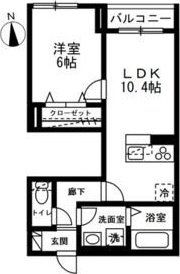 仮称)坂戸市中富町PJII棟の間取り