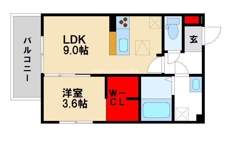 D-roomすまいるの間取り