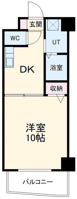 名古屋市千種区田代本通のマンションの間取り