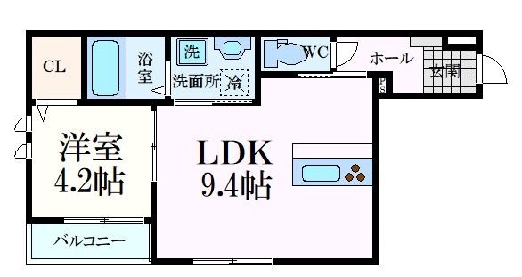 ORCHID　RESIDENCEの間取り