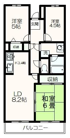 エクレール川和の間取り