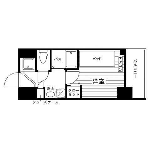 学生会館 Campus terrace Senkawa [食事付き]の間取り