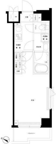 ルーブル川崎上平間弐番館の間取り