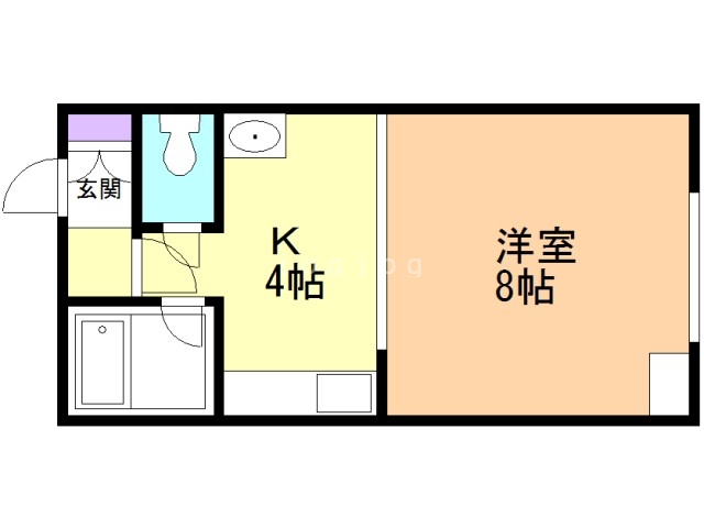 アルペジオ（旧ミントハウス）の間取り