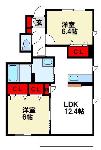 クオレール観世の間取り