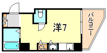 ＹＫハイツ松の内の間取り